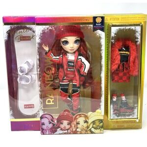 New MGA Rainbow High Ruby Anderson Doll Winter Break Series - New Sealed in Box